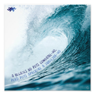 Si no pots combatre-ho, pots surfejar-ho foto afdruk