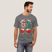 Si Seven 6 7 67 Christmas Funny family T-shirt (Voorkant volledig)