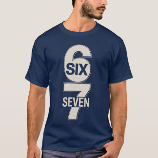 Si Seven 6 7 Meme vriend T-shirt