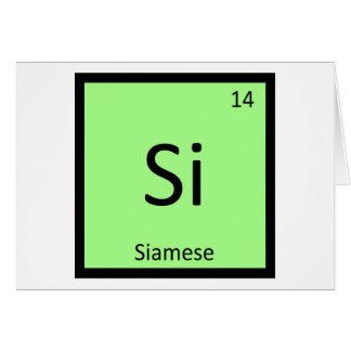 Si - Siamees Kat Chemie Periodiek Systeem Element