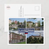 SI Slovenië - Ljubliana - Briefkaart (Voorkant / Achterkant)