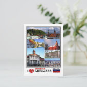SI Slovenië - Ljubljana - Briefkaart (Staand voorkant)