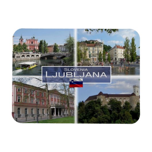SI Slovenië - Ljubljana - Magneet (Horizontaal)