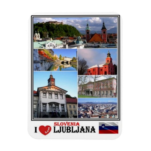 SI Slovenië - Ljubljana - Magneet (Verticaal)