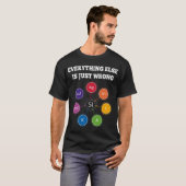 SI verenigt al het andere is enkel verkeerd T-shirt (Voorkant volledig)