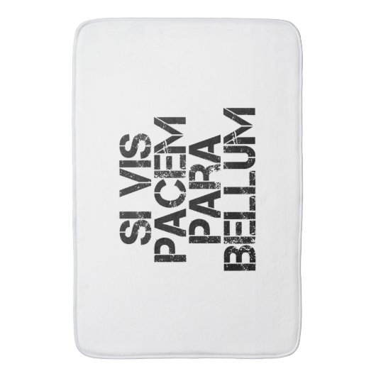 Si Vis Pacem Para Bellum Badmat (Voorkant Verticaal)