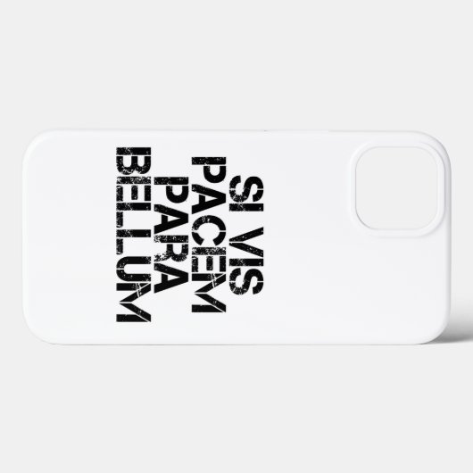 Si Vis Pacem Para Bellum] Case-Mate iPhone Case (Achterkant (horizontaal))