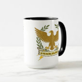 Si Vis Pacem, Para Bellum.. Eagle and lightning Mok (Voorkant rechts)
