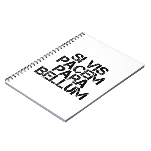 Si Vis Pacem Para Bellum Notitieboek (Linkerzijde)