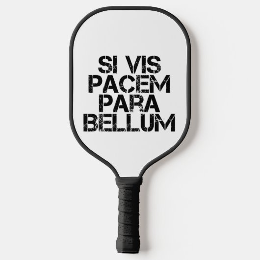 Si Vis Pacem Para Bellum Pickleball Paddle (Achterkant)