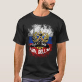 Si vis pacem para bellum russia w. white font Esse T-shirt (Voorkant)