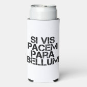 Si Vis Pacem Para Bellum Seltzer Blikjeskoeler (Seltzer Achterkant)