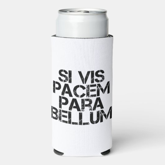 Si Vis Pacem Para Bellum Seltzer Blikjeskoeler (Seltzer Achterkant)