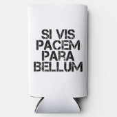 Si Vis Pacem Para Bellum Seltzer Blikjeskoeler (Voorkant)