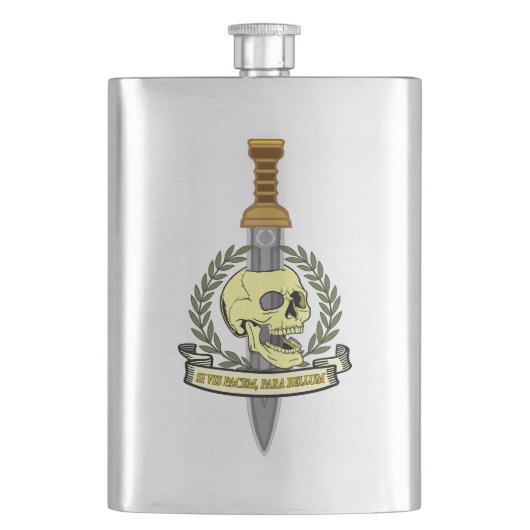 Si Vis Pacem, Para Bellum.. Skull Flacon (Voorkant)