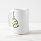 Si Vis Pacem, Para Bellum.. Skull Koffiemok (Voorkant links)