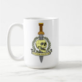 Si Vis Pacem, Para Bellum.. Skull Koffiemok (Links)