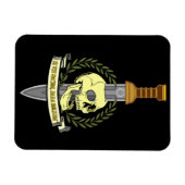 Si Vis Pacem, Para Bellum.. Skull Magneet (Horizontaal)