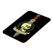 Si Vis Pacem, Para Bellum.. Skull Magneet (Linkerzijde)