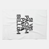 Si Vis Pacem Para Bellum Theedoek (Horizontaal)