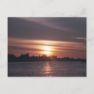 Siagon River Sunset Briefkaart