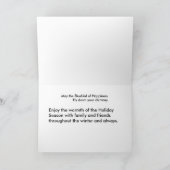 Sialia in Ellende Feestdagen Kaart (Binnen)