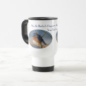 Sialia van het Inspirerend van het Geluk Reisbeker (Voorkant links)