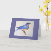 Sialia van het wenskaart van het Geluk Kaart (Gele Bloem)