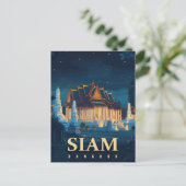  Siam Bangkok tempels reizen Briefkaart (Staand voorkant)