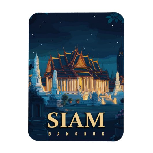  Siam Bangkok tempels reizen Magneet (Verticaal)