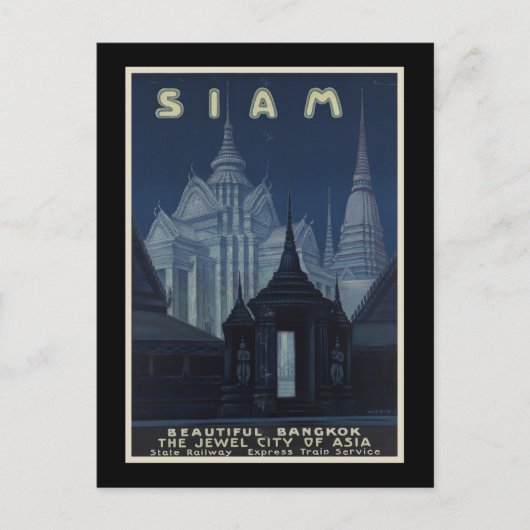 Siam Beauful Bangkok Briefkaart (Voorkant)