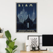 Siam Beauful Bangkok Poster (Thuiskantoor)