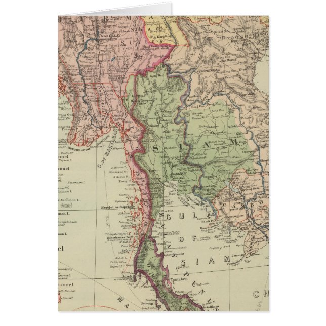 Siam, Birma en Anam (Voorkant)