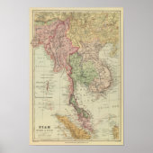 Siam, Birma en Anam Poster (Voorkant)