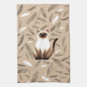 Siam cat Towel Theedoek (Verticaal)