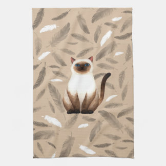 Siam cat Towel Theedoek