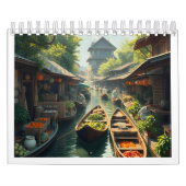 Siam drijvende markt met kalender (Hoes)