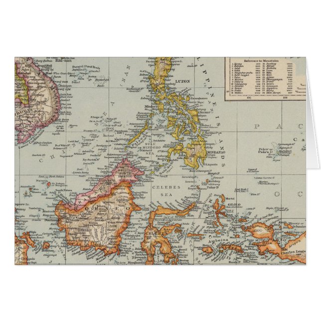 Siam, Malay Archipel (Voorkant Horizontaal)