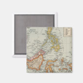 Siam, Malay Archipel Magneet (Voorkant / Achterkant)