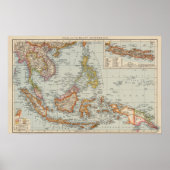 Siam, Malay Archipel Poster (Voorkant)