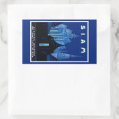 Siam Rechthoekige Sticker (Tas)