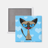 Siamees als u wilt - Magneet (Voorkant / Achterkant)