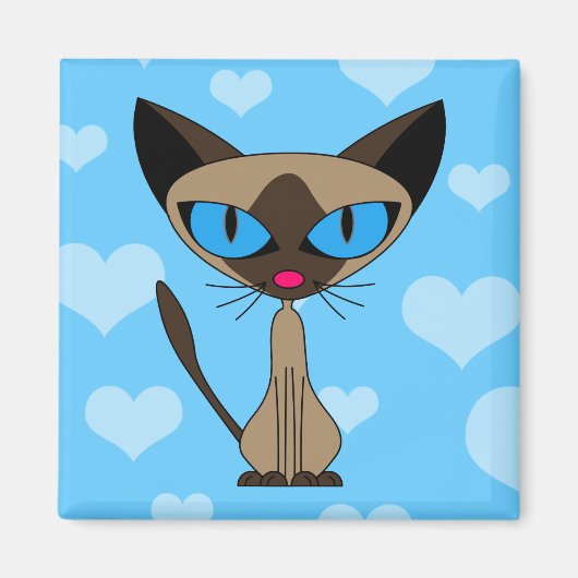 Siamees als u wilt - Magneet (Voorkant)