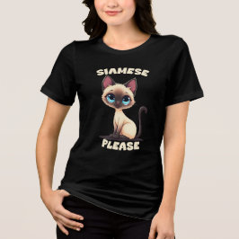 Siamees alsjeblieft Tri-Blend shirt