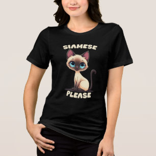 Siamees alsjeblieft Tri-Blend shirt