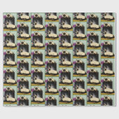 Siamees Computer Bureaustoel Katten Grappige Schel Cadeaupapier (Vlak)