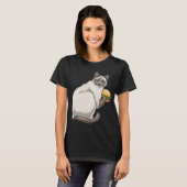 Siamees kaasburger t-shirt (Voorkant volledig)