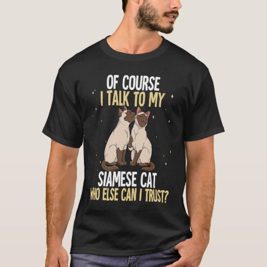 Siamees Kat 1 T-shirt (Voorkant)