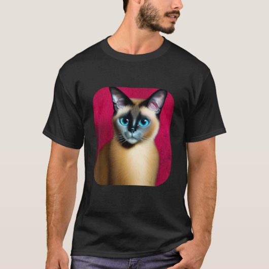Siamees kat 1 t-shirt (Voorkant)