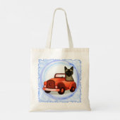 Siamees Kat Bestuurt Auto Tote Bag (Achterkant)